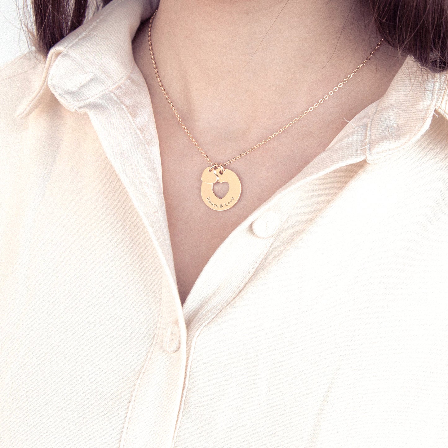 634. Love Heart Sharing Pendant
