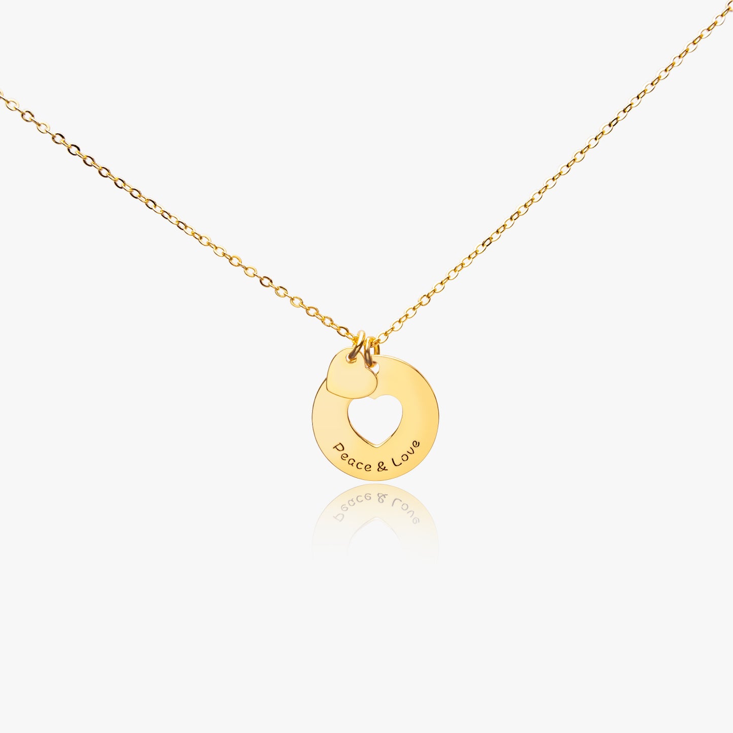 634. Love Heart Sharing Pendant