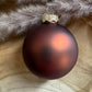Personalisierte Weihnachtskugel mit großem Angangsbuchstaben